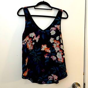Flowy Floral Sleeveless Blouse